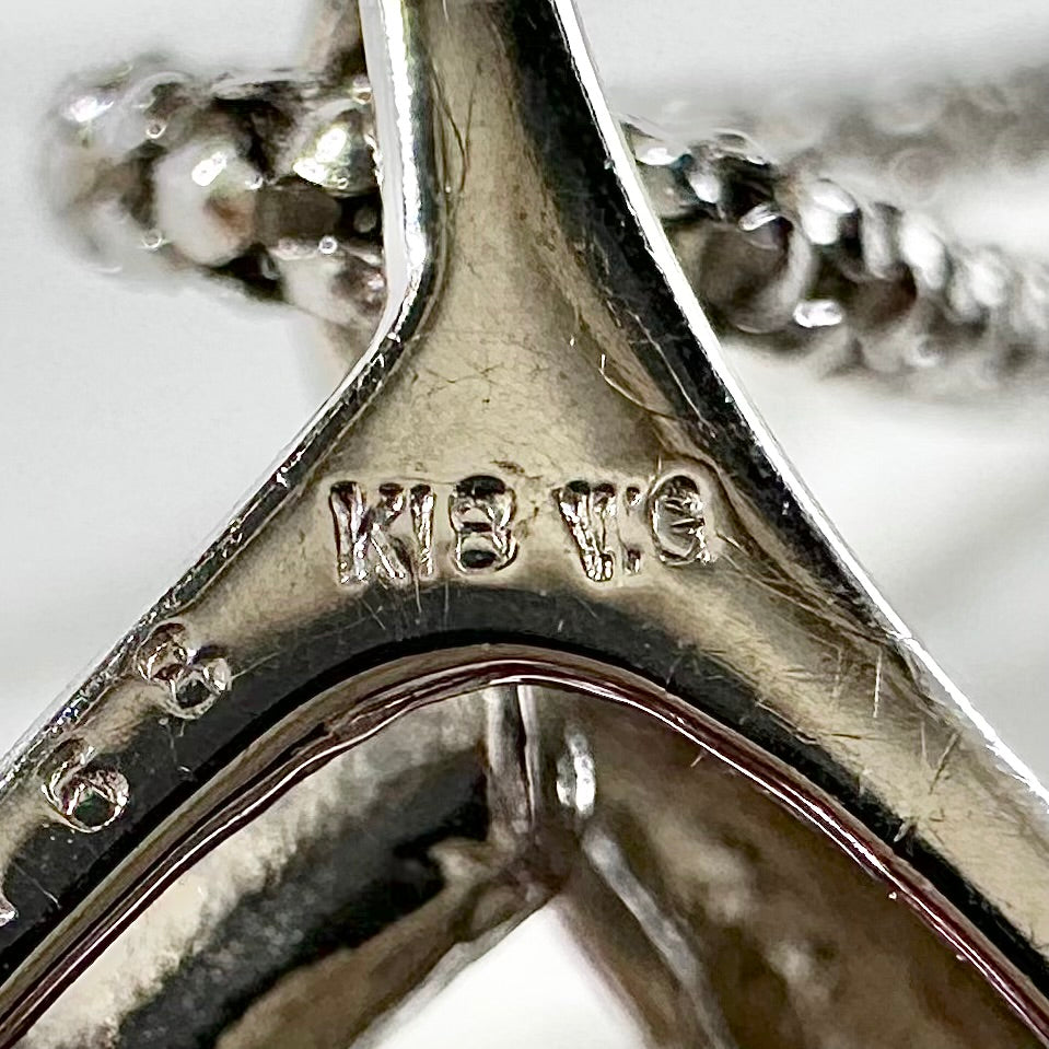 【K18】ピンクサファイア 7.68ct ネックレス