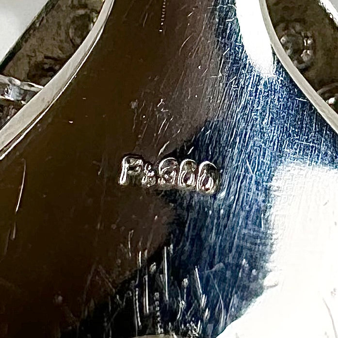 【美品】PT900 アクアマリン 5.43ct ネックレス