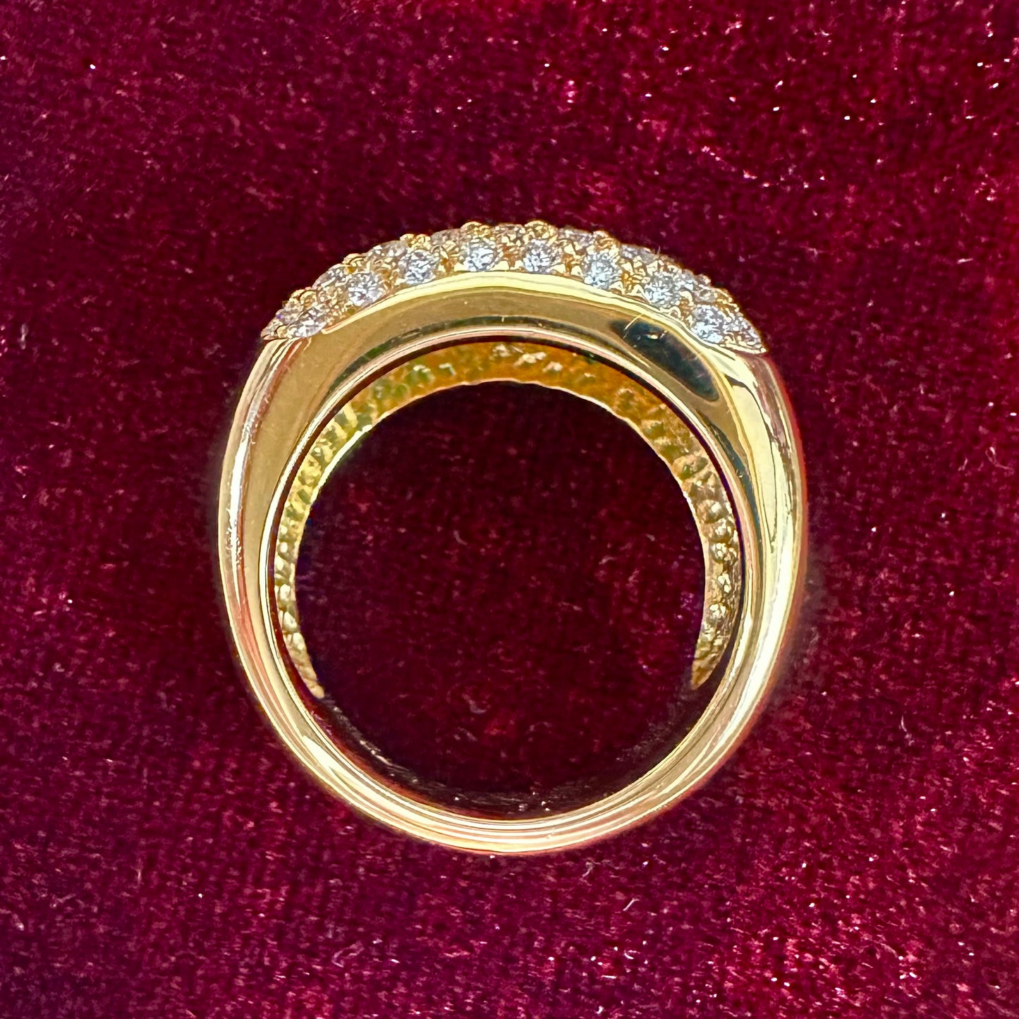 【K18】NO OIL エメラルド1.26ct リング