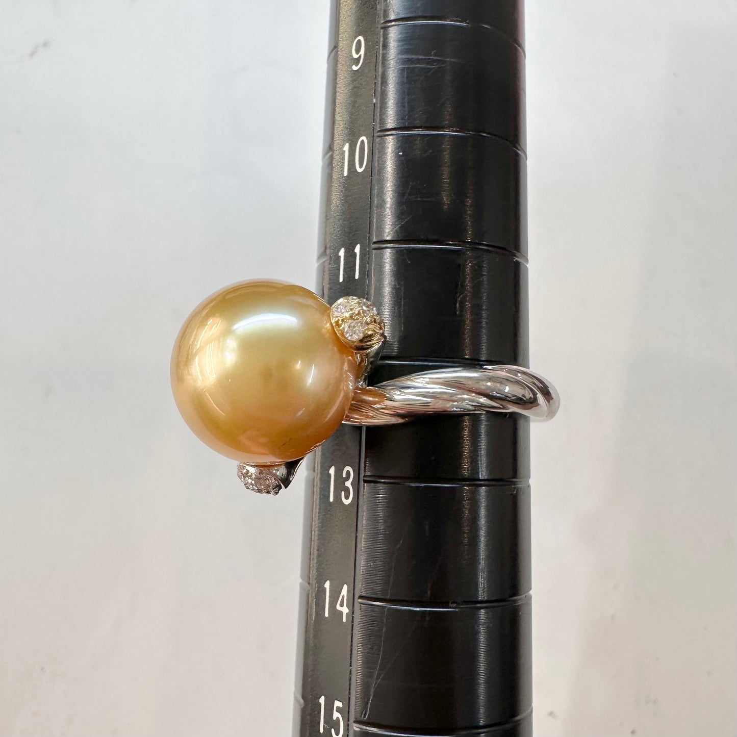 【K18】南洋パール 11.8mm リング