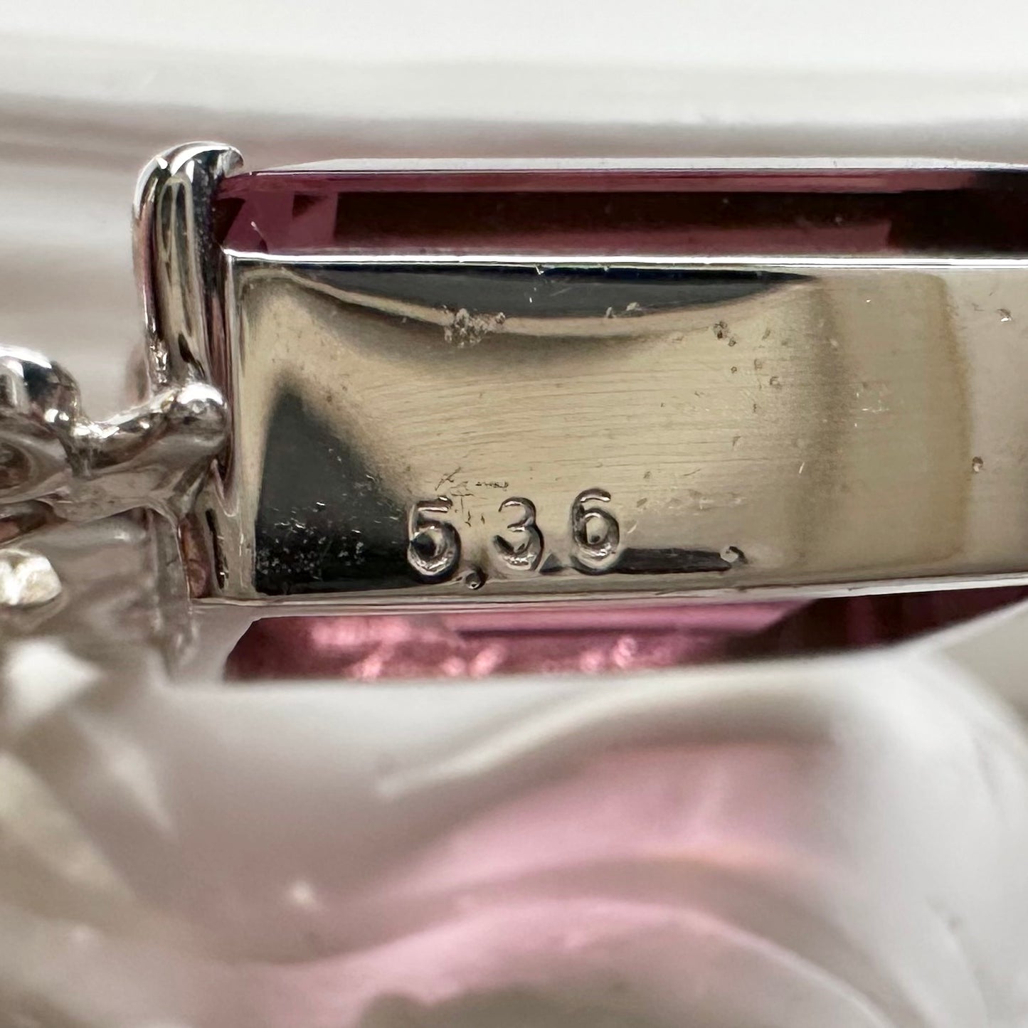 【K18】ルベライト 5.86ct 大粒 ネックレス