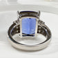 【美品】PT900 タンザナイト 15.48ct 大粒 リング