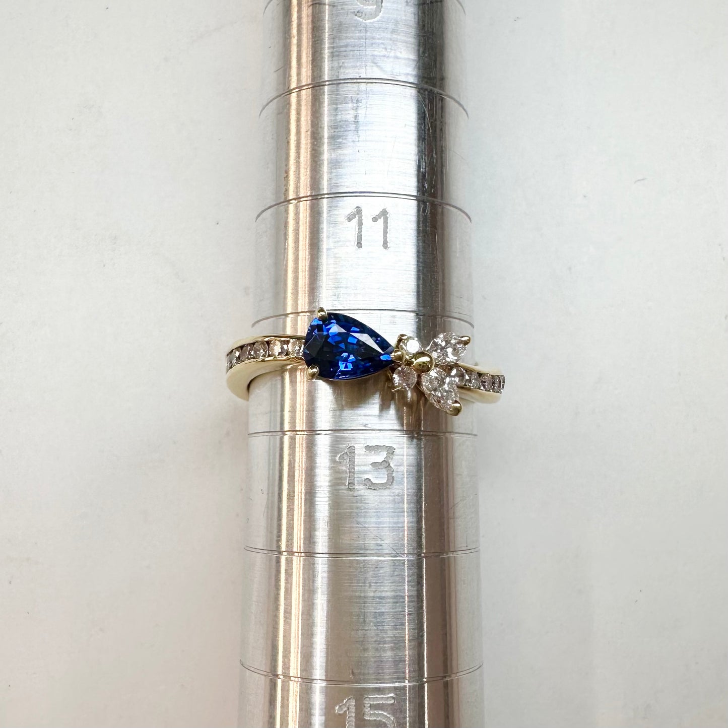 【K18】サファイア 0.54ct リング