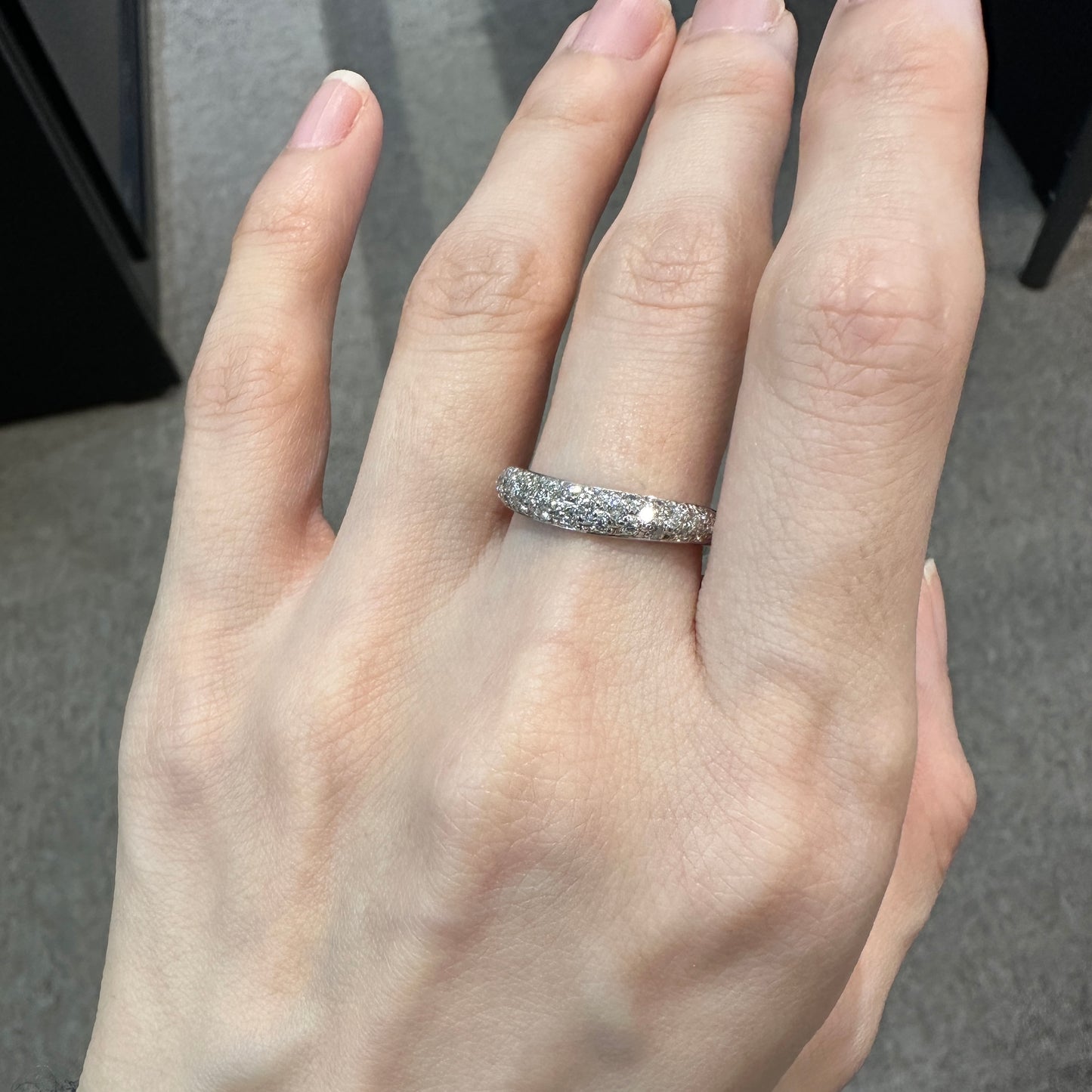 【美品】PT900 ダイヤモンド0.40ct リング