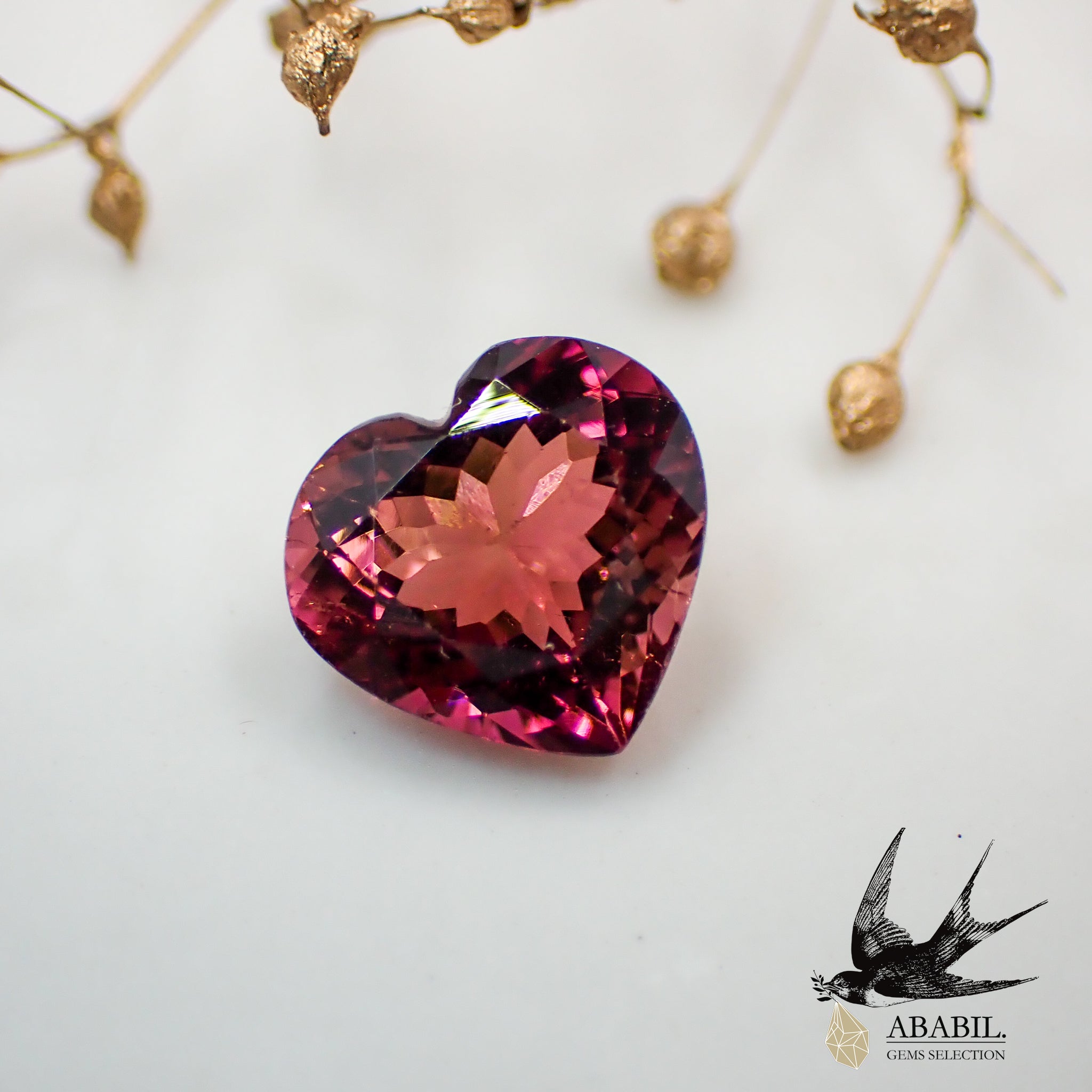 天然トルマリン1.84ct【コンゴ】☆ラズベリー系☆ハート – ABABIL.gems