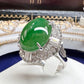 【美品】PT900 ジェイド6.04ct リング