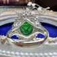 【美品】PT900 ジェイド6.04ct リング