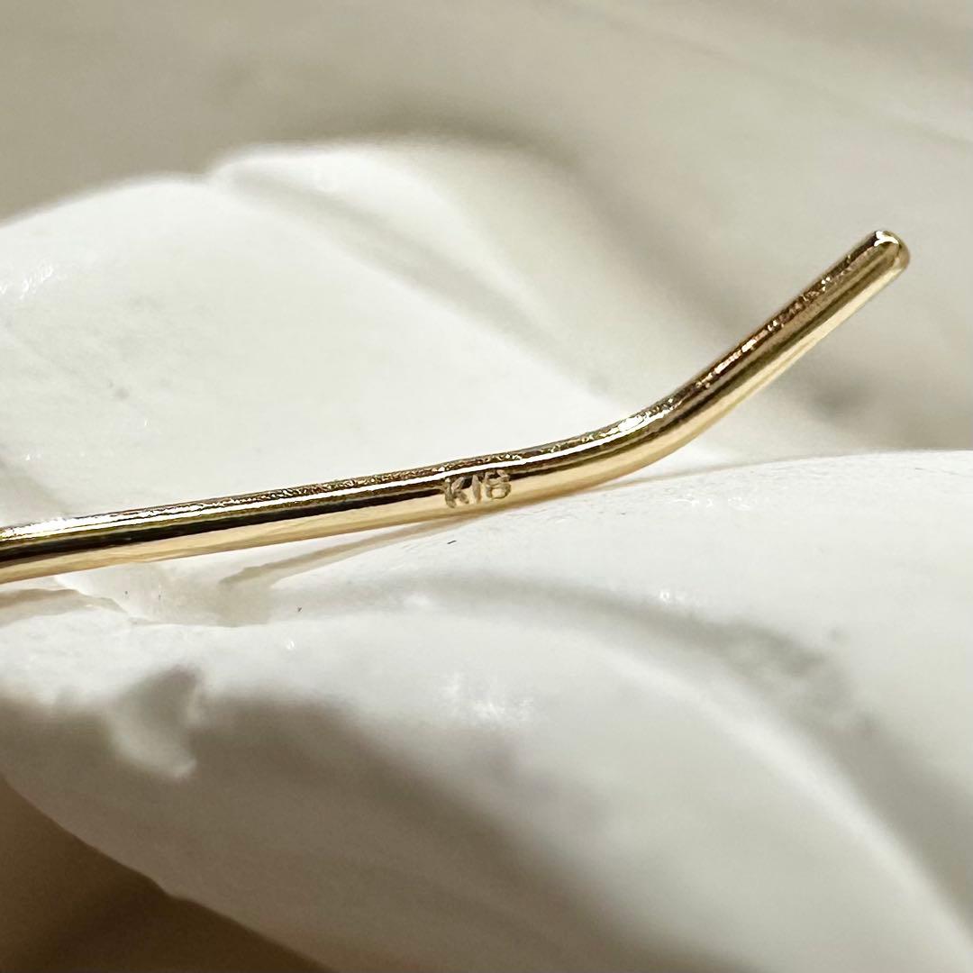 【K18】アコヤパール ピアス 8mm