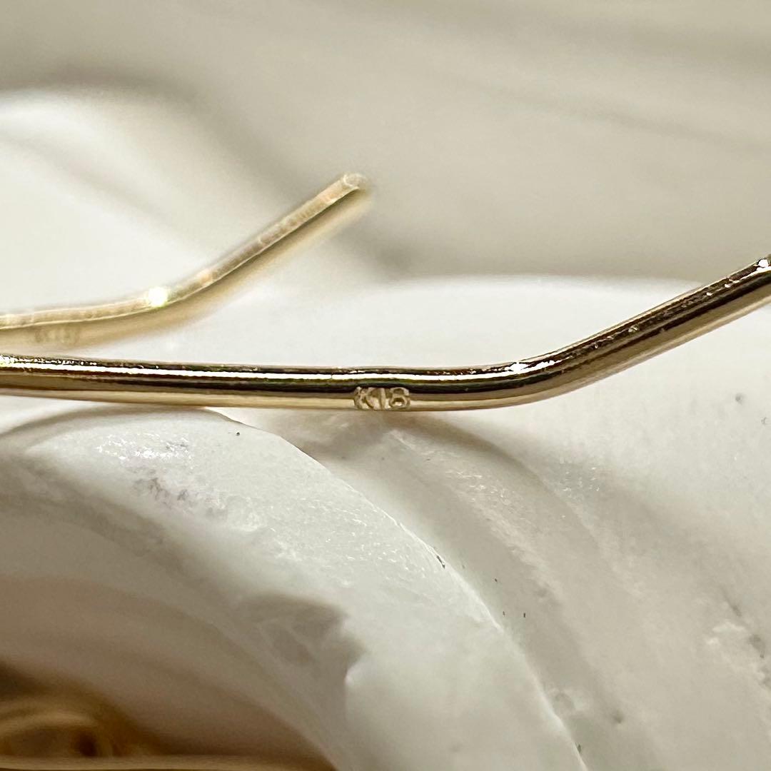 【K18】アコヤパール ピアス 8mm