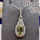 PT900 ゾイサイト1.365ct ダイヤモンドペンダント 希少石 レディース