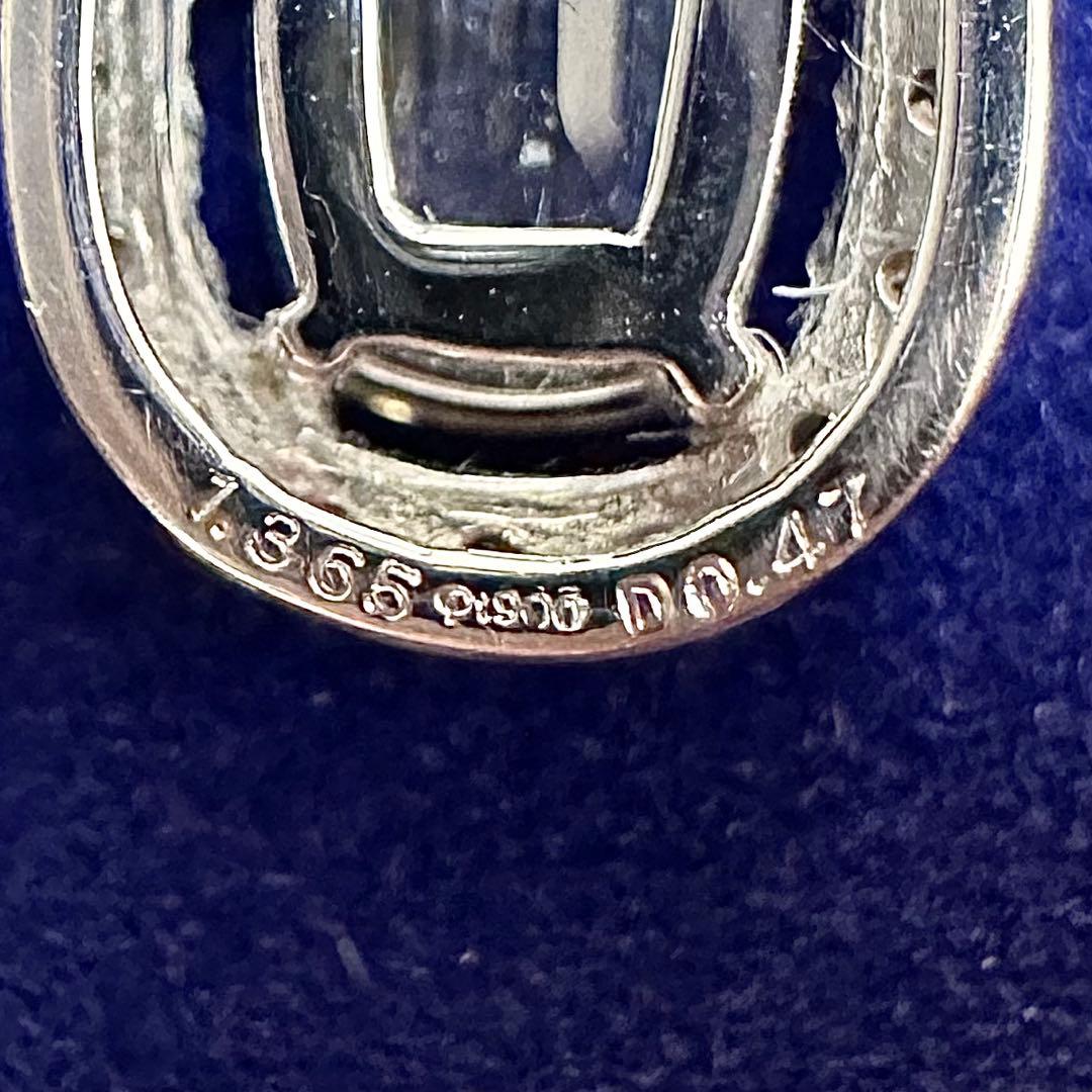 PT900 ゾイサイト1.365ct ダイヤモンドペンダント 希少石 レディース
