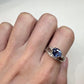 【NO HEAT】PT900 サファイア1.87ct リング