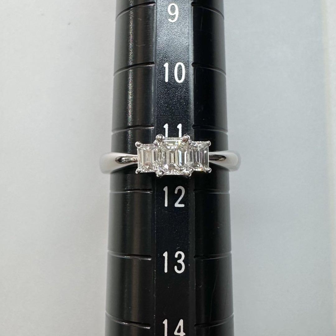 【美品】PT900 ダイヤモンド 1.01ct リング