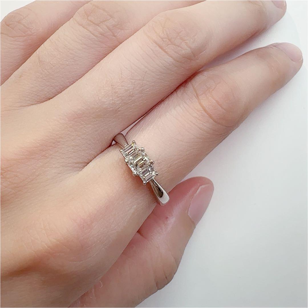 【美品】PT900 ダイヤモンド 1.01ct リング