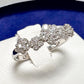 K18WG ダイヤモンド リング 0.5ct フラワーモチーフ
