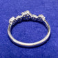 K18WG ダイヤモンド リング 0.5ct フラワーモチーフ