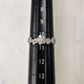 K18WG ダイヤモンド リング 0.5ct フラワーモチーフ