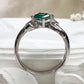 【美品】PT900 エメラルド0.74ct リング ダイヤ