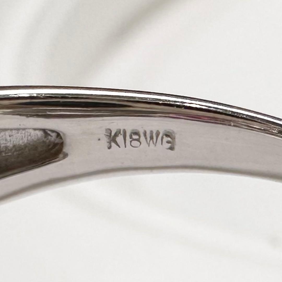 K18 非加熱ルビー1.018ct ダイヤモンド デザインリング 鑑別書