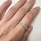 K18 ダイヤモンド リング 0.25ct グラデーション デザイン