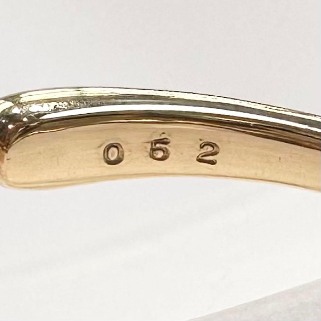 K18 ダイヤモンド リング 0.25ct グラデーション デザイン