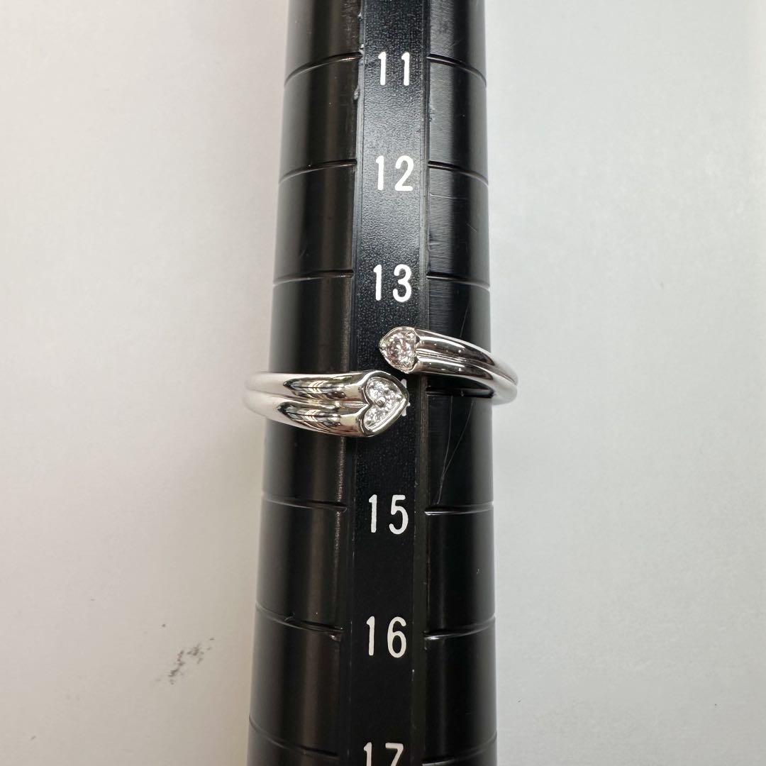 【美品】PT900 ピンクダイヤモンド 0.04ct リング ダイヤ