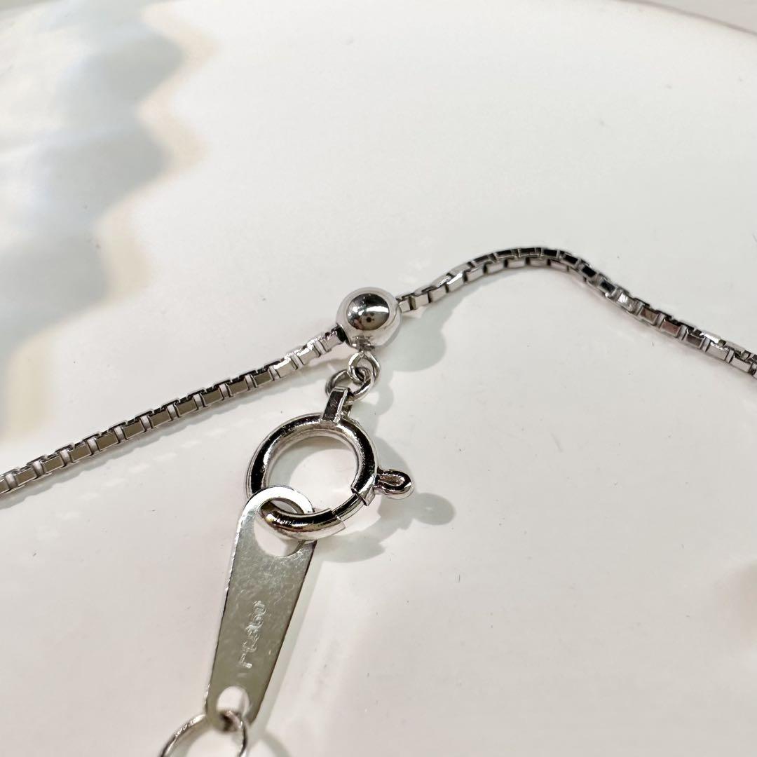 【美品】PT900 パライバトルマリン ネックレス 0.17ct ダイヤ