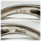 【美品】PT900 南洋パール11mm リング ダイヤモンド