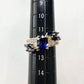 K18 サファイア 2.77ct ダイヤモンドリング 昭和レトロ