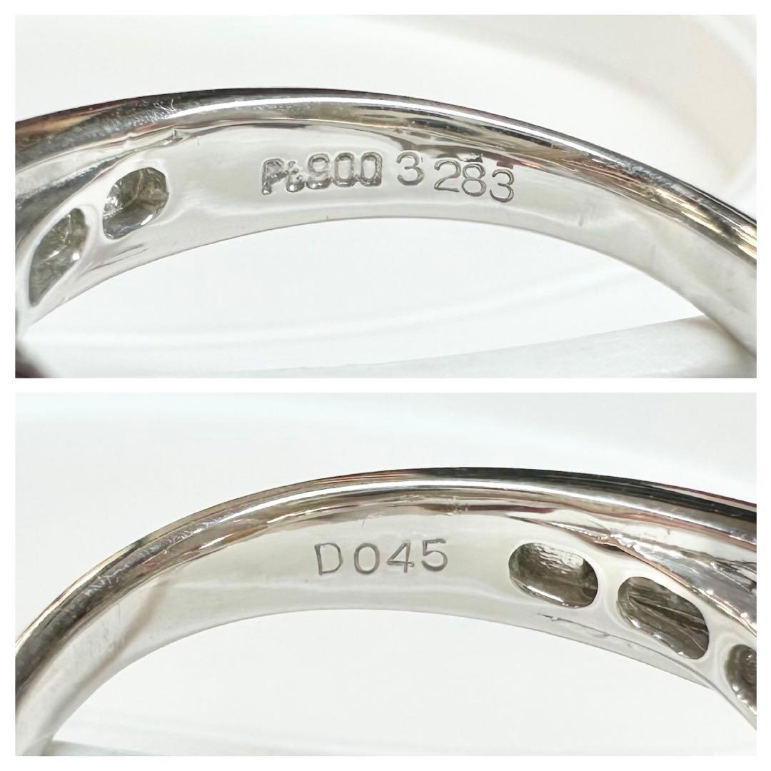 【美品】PT900 スペサルタイト 3.283ct リング