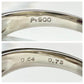 【美品】PT900 ルビー0.64ct リング デザイン ダイヤ　マーキス