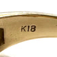 K18 大粒トルマリン 10.00ct ダイヤモンド リング