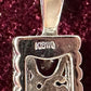 K18WG ルビー 1.22ct ダイヤモンド ネックレス