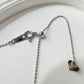 K18WG ルビー 1.22ct ダイヤモンド ネックレス