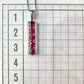 K18WG ルビー 1.22ct ダイヤモンド ネックレス