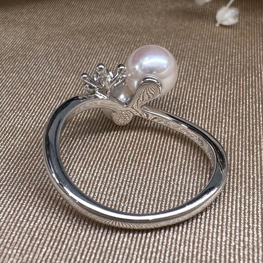 【TASAKI】PT900 アコヤパール 4.4-6.2mm リング