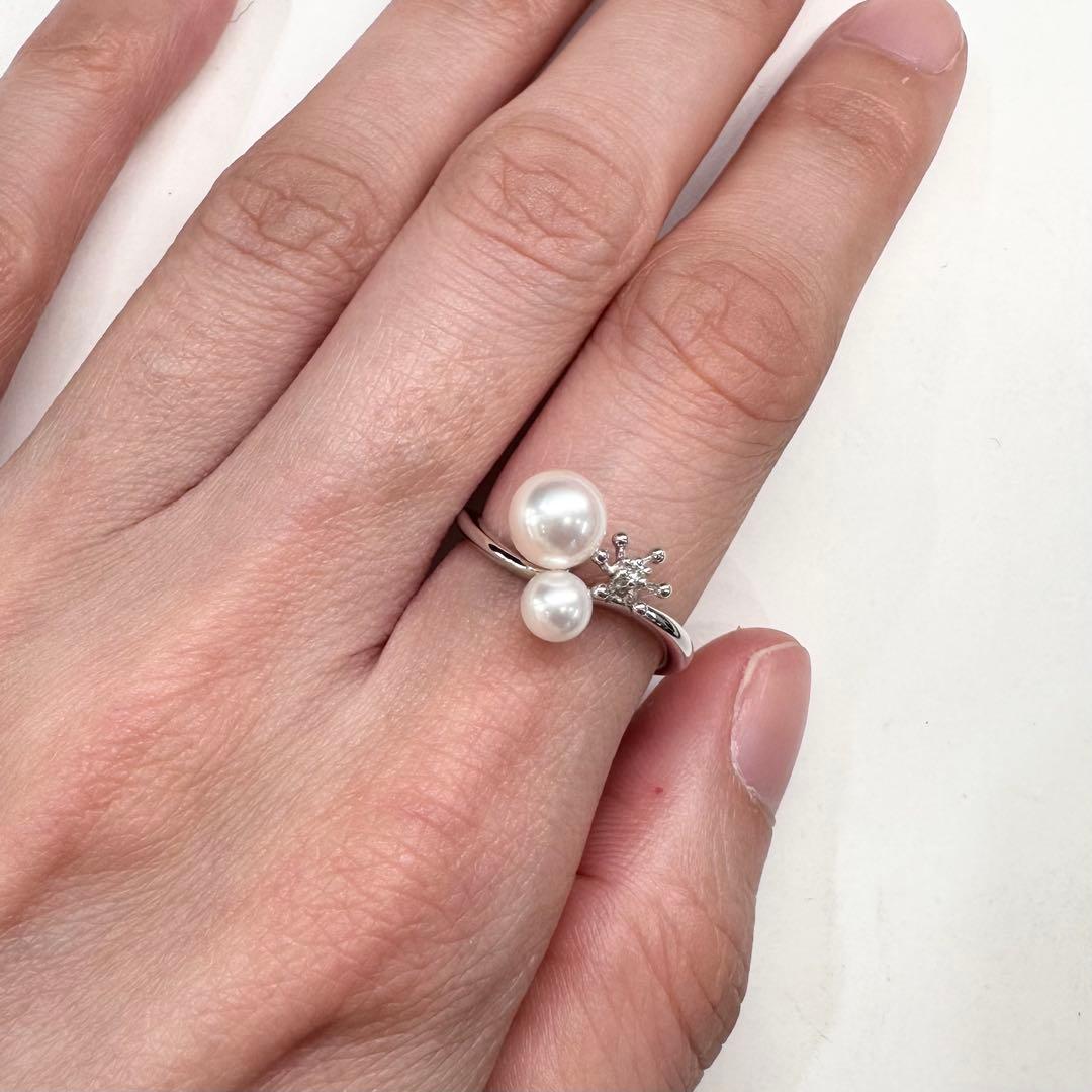 【TASAKI】PT900 アコヤパール 4.4-6.2mm リング