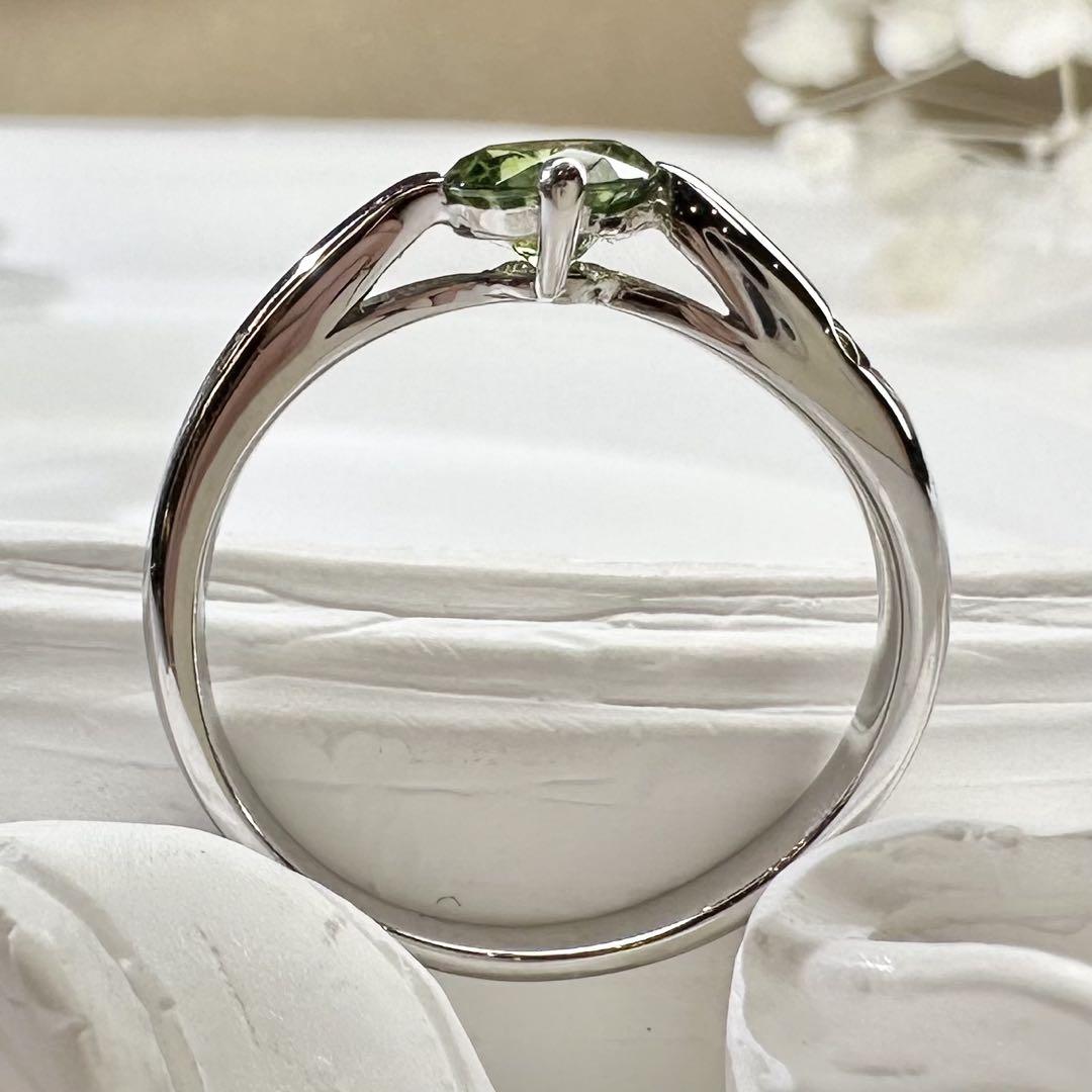 【美品】PT900 デマントイドガーネット 0.59ct リング