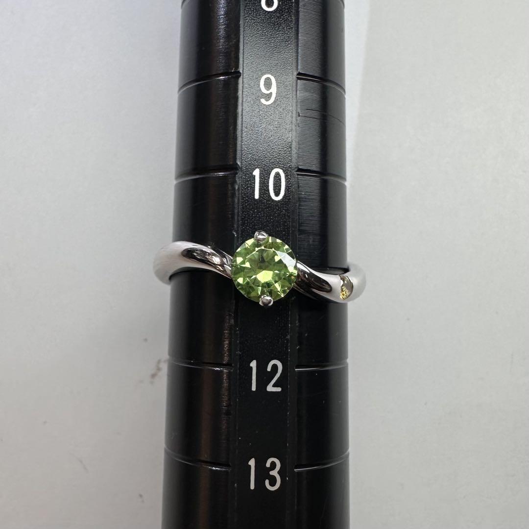 【美品】PT900 デマントイドガーネット 0.59ct リング