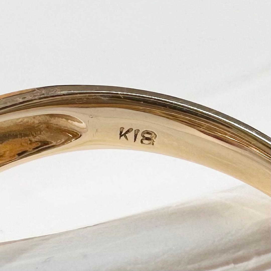 【K18】ダイヤモンド 1.0ct リング