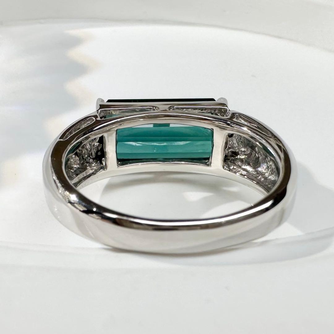 【美品】PT900 トルマリン 3.84ct リング