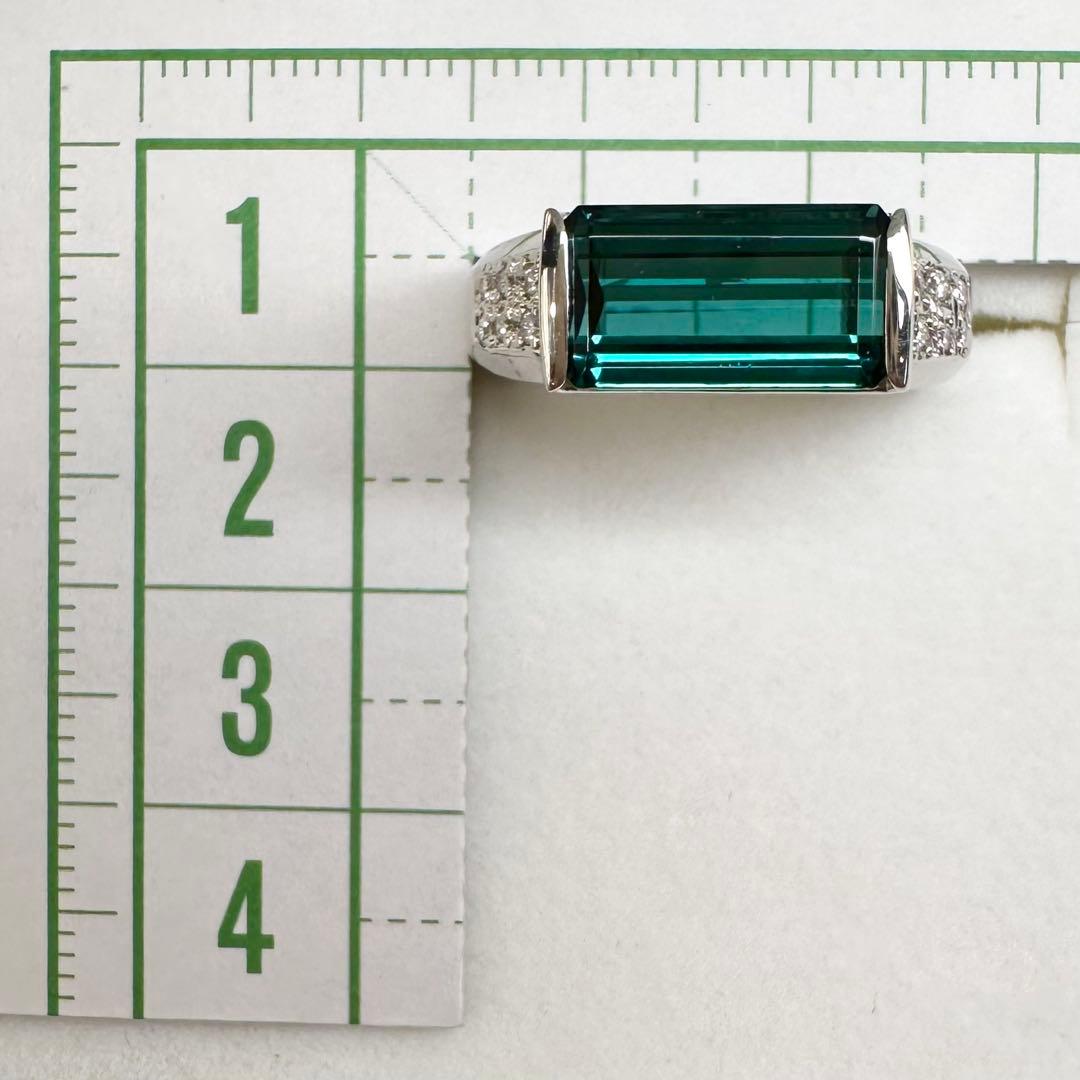 【美品】PT900 トルマリン 3.84ct リング