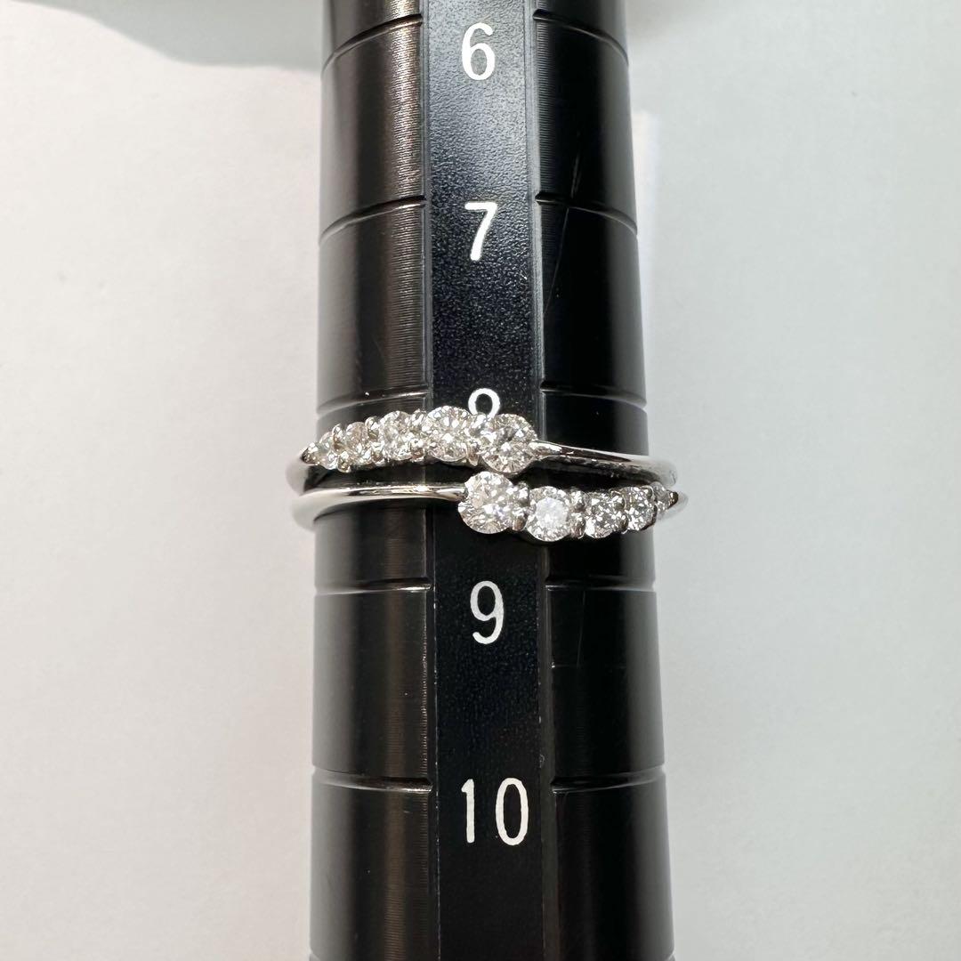 【美品】PT900 ダイヤモンド 0.3ct リング デザイン