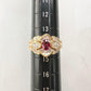 【K18】ルビー 0.39ct リング