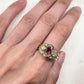 【K18】ルビー 0.39ct リング