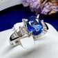 【NO HEAT】PT900 サファイア 1.88ct リング