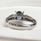 【NO HEAT】PT900 サファイア 1.88ct リング