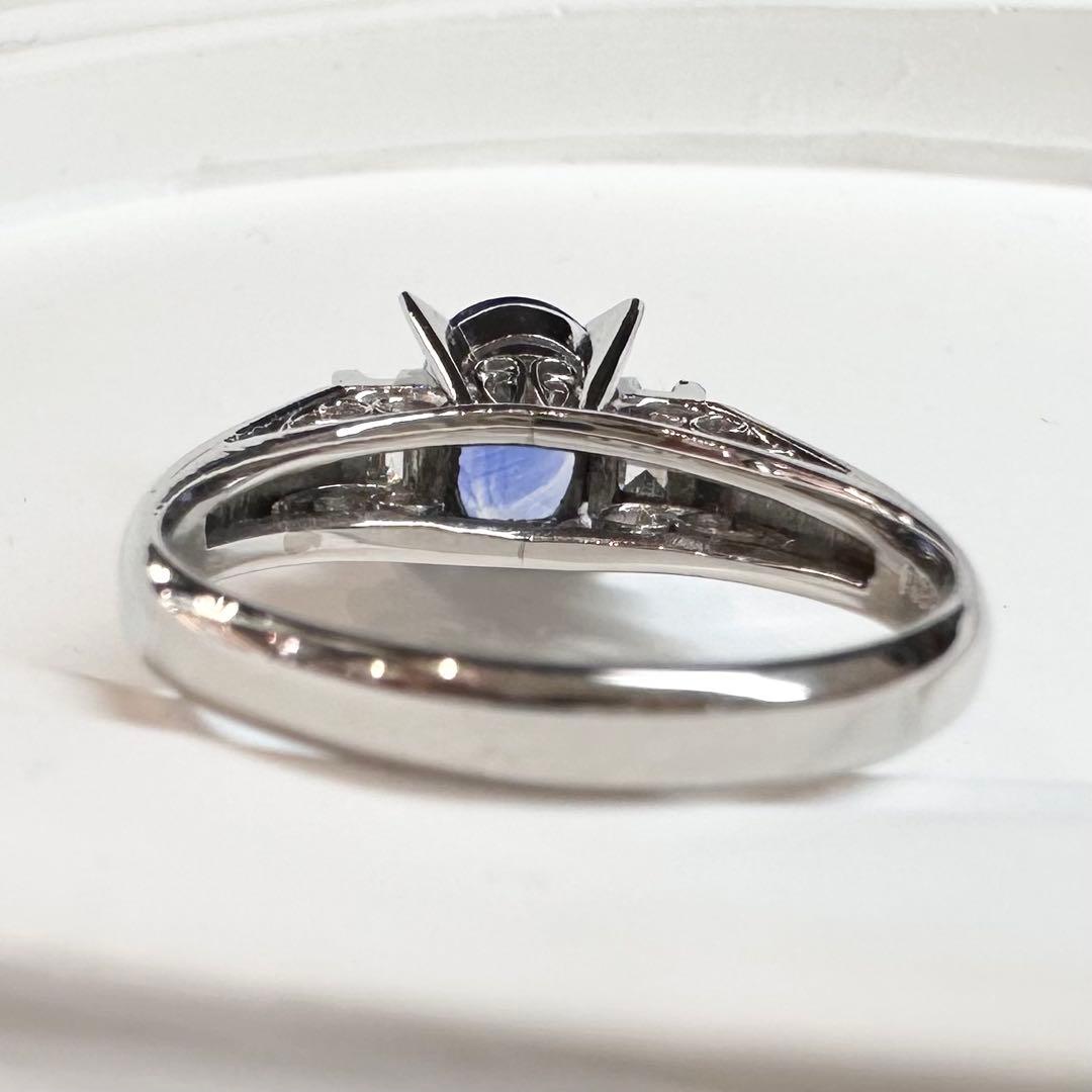 【NO HEAT】PT900 サファイア 1.88ct リング