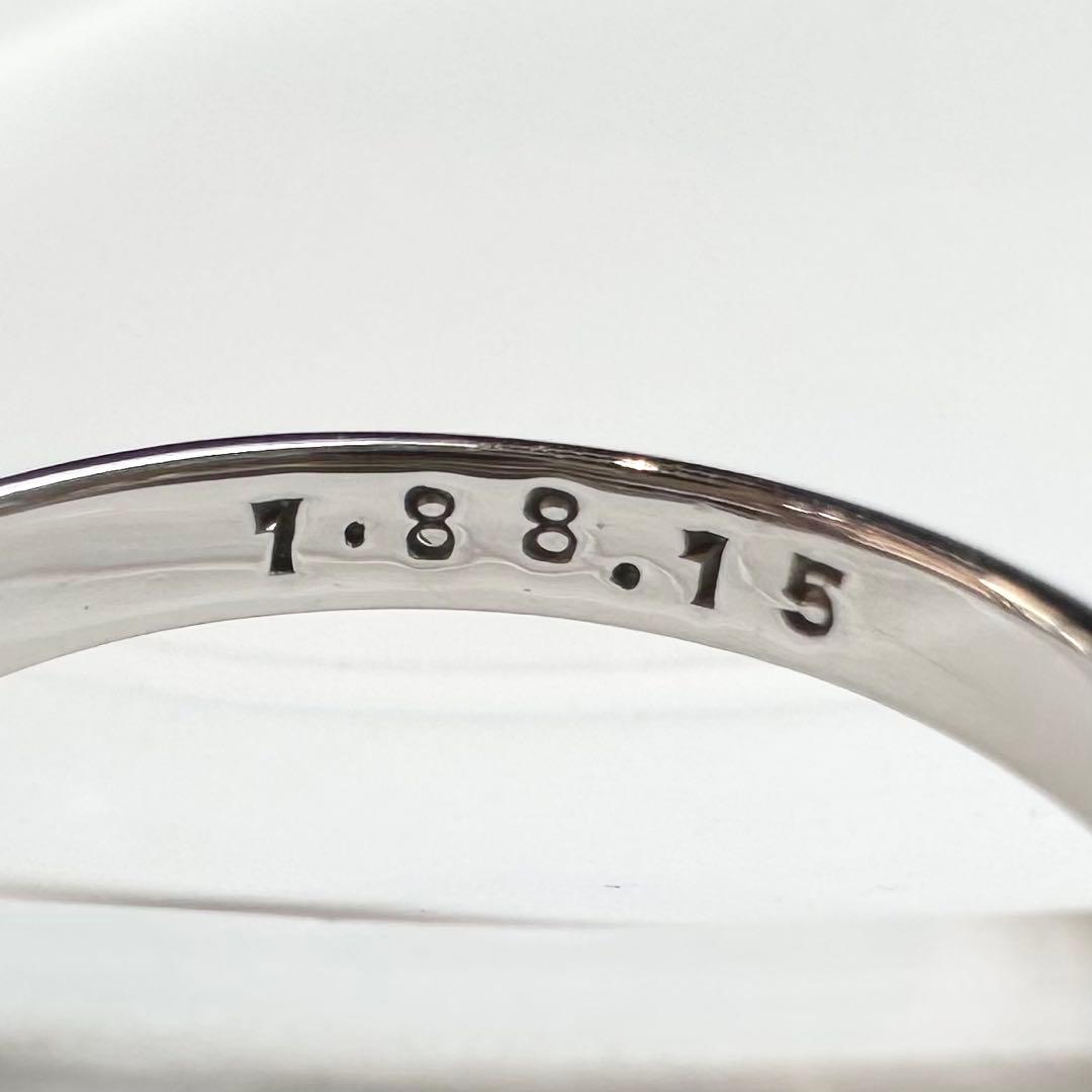 【NO HEAT】PT900 サファイア 1.88ct リング