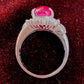 【美品】PT900 ルビー 5.31ct リング 大粒